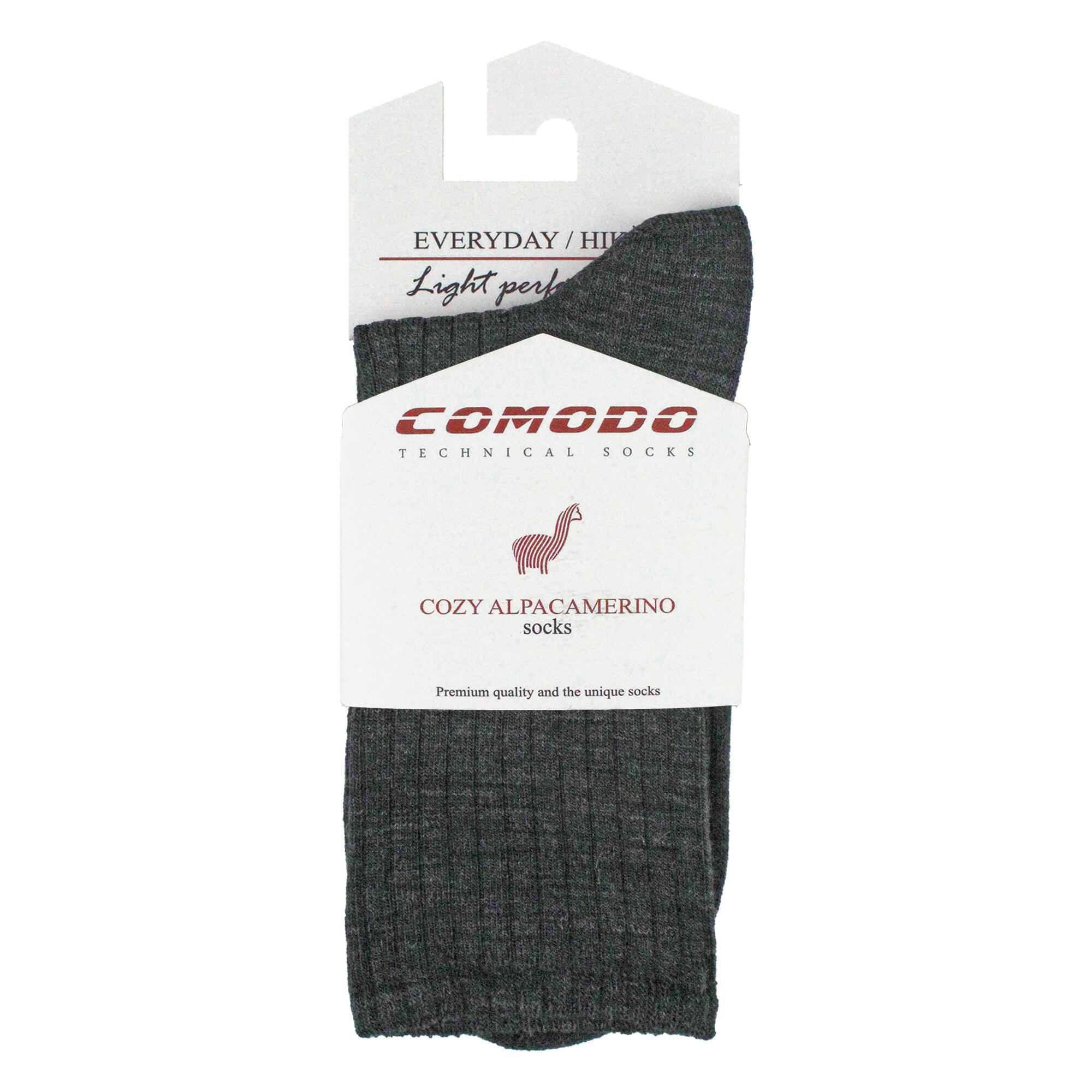 Comodo - Herren Wander Socken aus Alpaka & Merinowolle Leicht & Atmungsaktiv 2/6