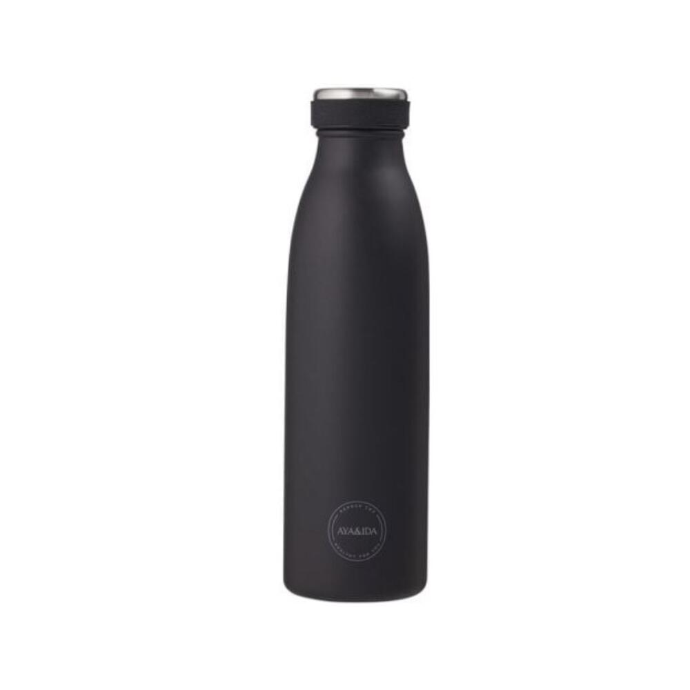 Aya & Ida Drinkfles 500ml Matte Black