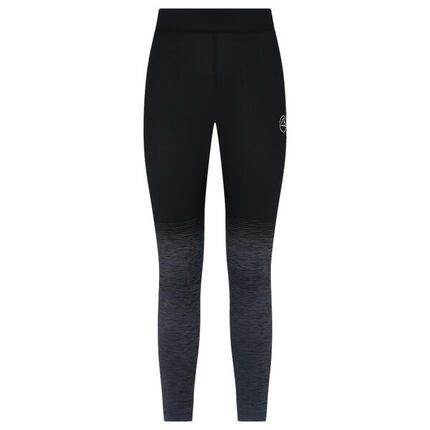 Legging Femme La Sportiva Patcha Black Carbon – coupe ajustée, 90% PES recyclé