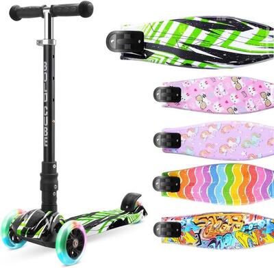 Tretroller / big 3 wheel scooter, zuckerwatte