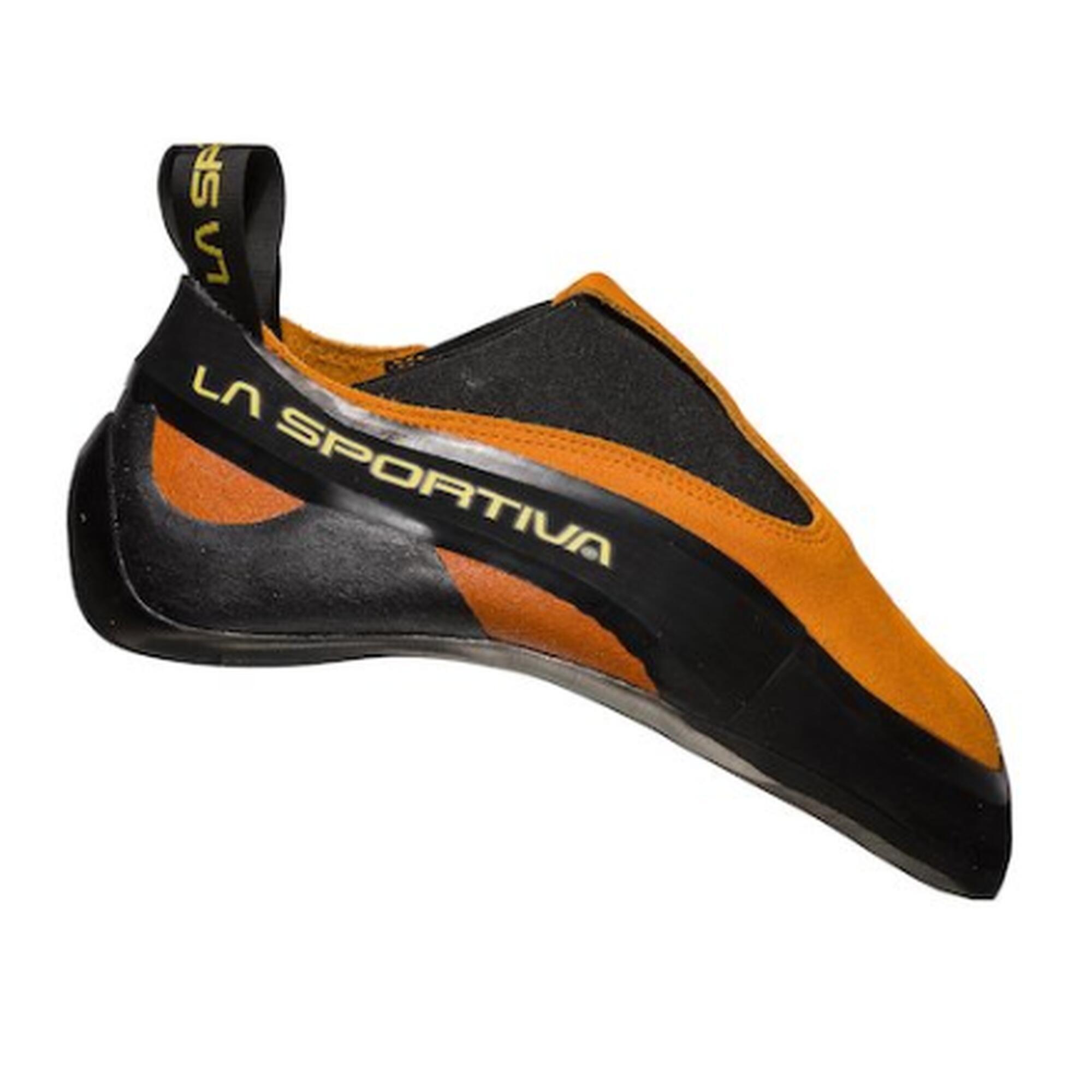 La Sportiva - Chausson D'Escalade La Sportiva Cobra Cuir Non Doublé Orange - Chaussures De Sport - Orange - Decathlon