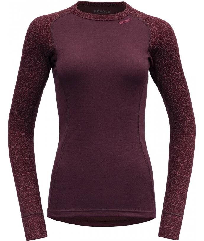 T-shirt femme Devold Duo Active Merino 205 raglan bi-couche manches longues 1/6