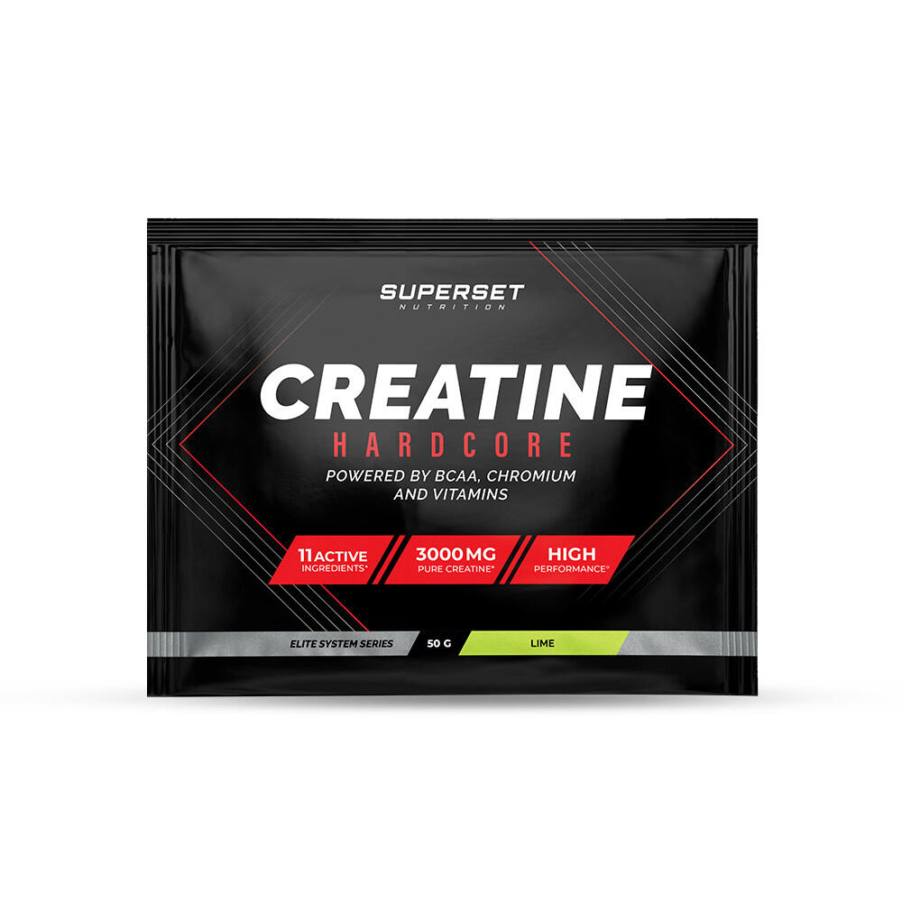 SUPERSET NUTRITION Creatina - échantillon Créatine Hardcore (50g) - Calce
