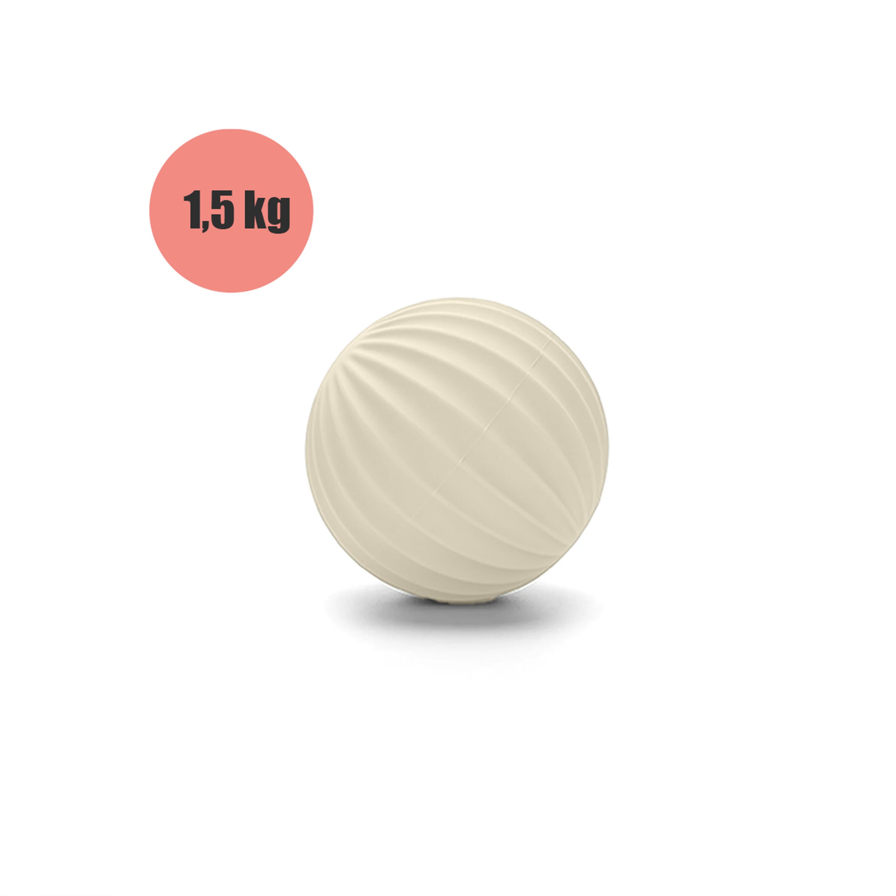 Silikonowa piłka obciążeniowa 1,5 kg z antypoślizgową powierzchnią 4/7