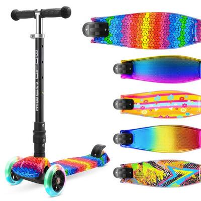 Tretroller / big 3 wheel scooter, zuckerwatte