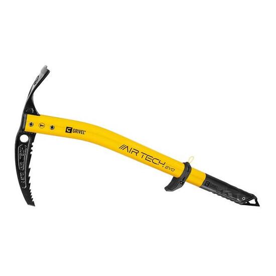 Piccozza leggera Grivel AIR TECH EVO T 53 cm impugnatura G-Slider gialla
