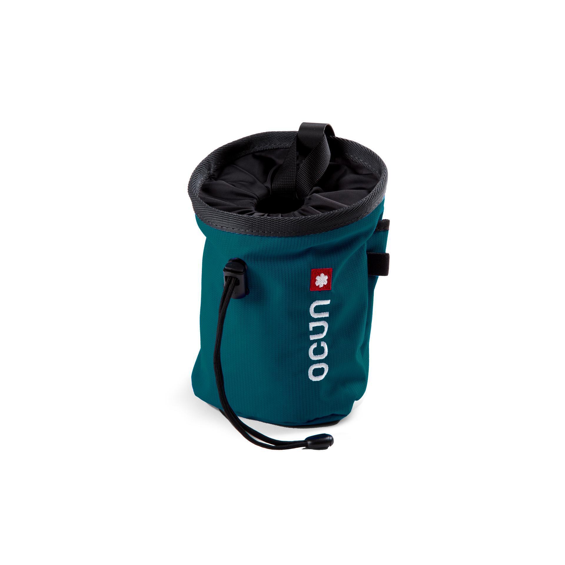 Ocun - Sac À Magnésie Avec Ceinture Ocun Push - Sac À Magnésie - Noir|vert - No Size - Decathlon