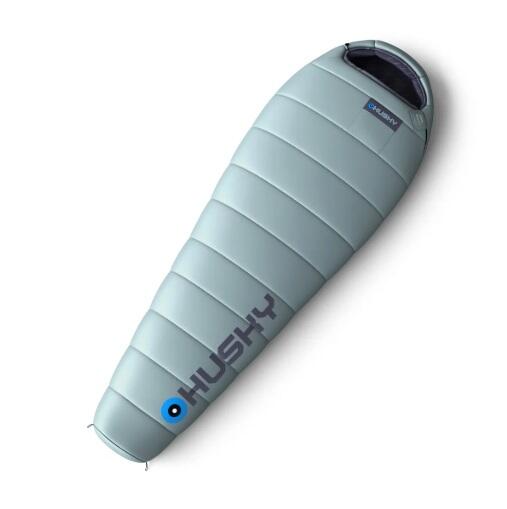 Sac de couchage momie Husky Majesty femme 3 saisons bleu clair 200cm polyamide