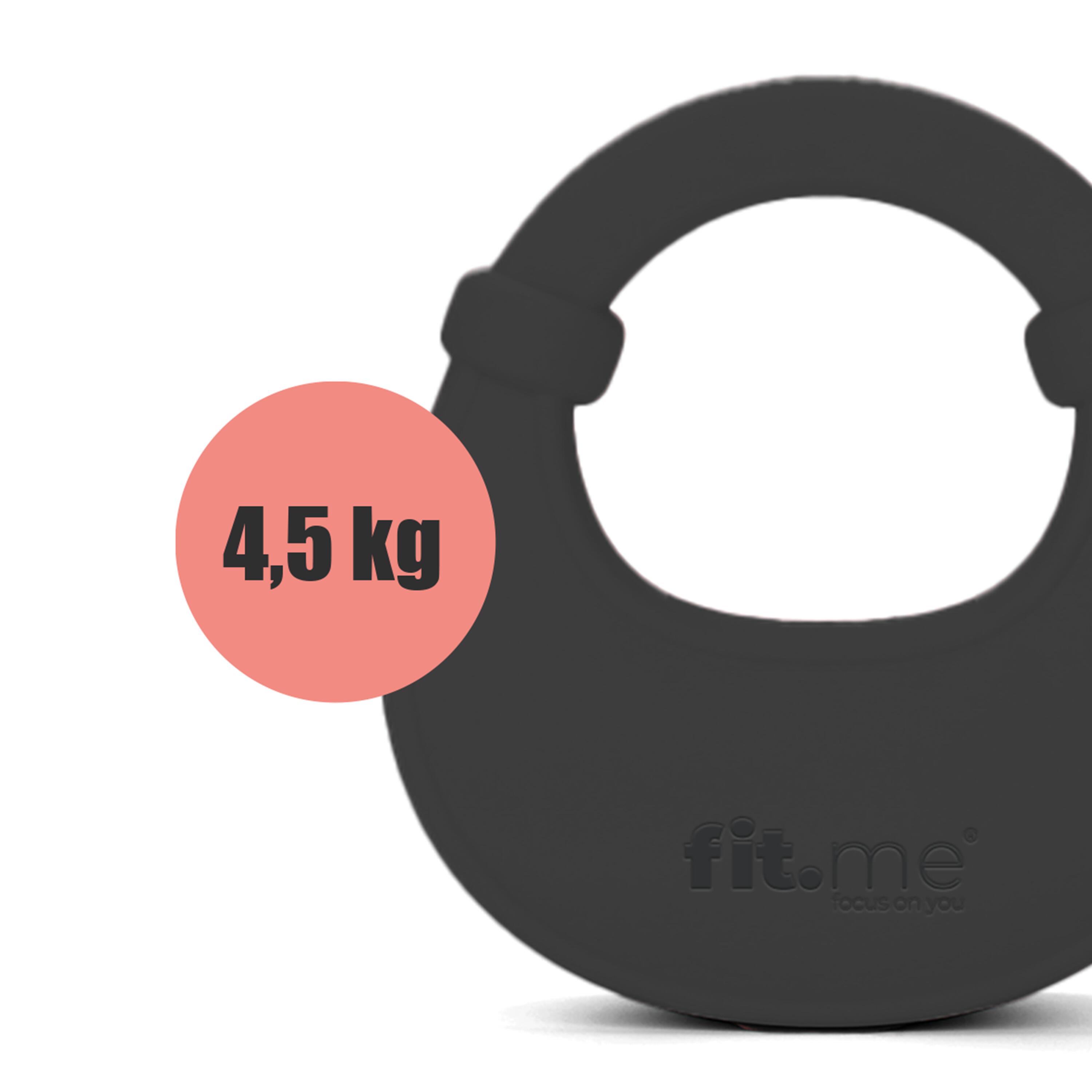 KETTLEBELL DO ĆWICZEŃ FITNESS KETTLE BELL KULA ODWAŻNIK HANTEL CIEŻAR 4.5KG 4/7