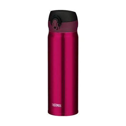 Thermos Mobile Mug 600 ml - inox bordeaux isotherme étanche ouverture main