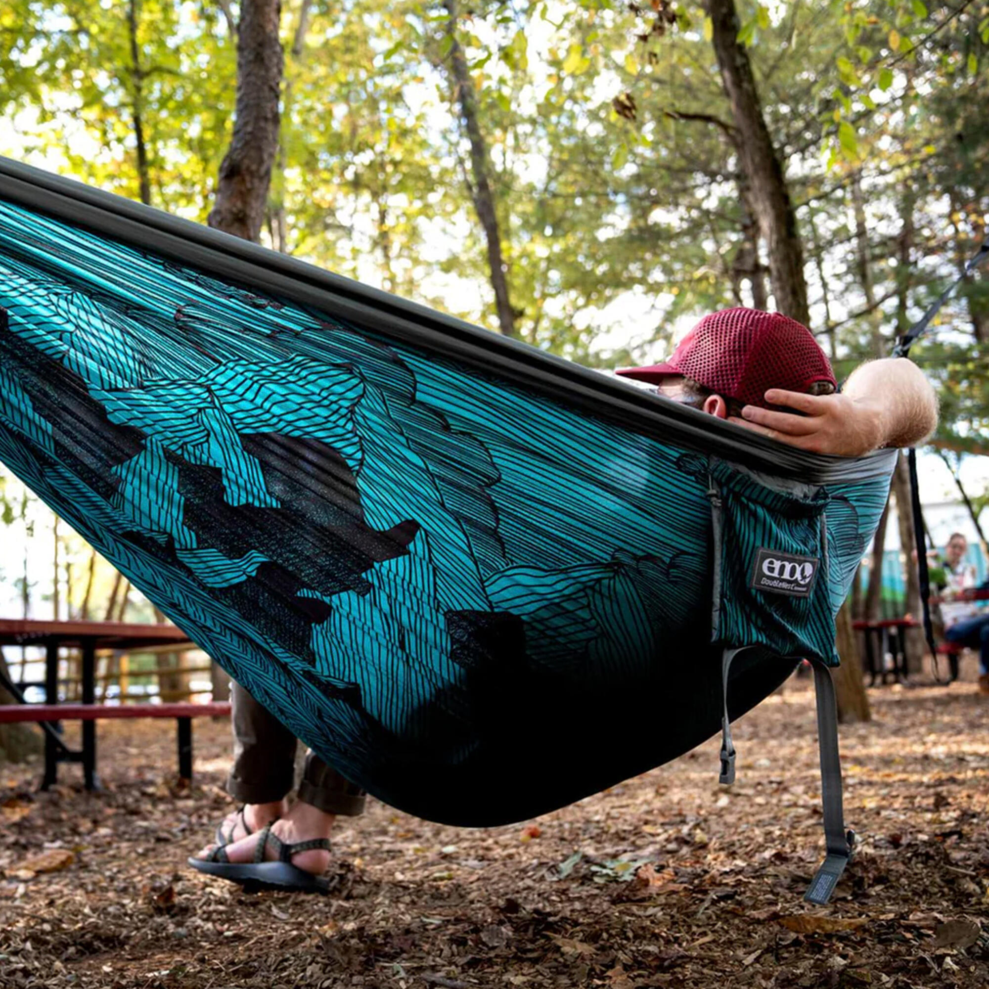 ENO DoubleNest Print Hängematte - Leichte robuste & tragbare Camping-Hängematte 5/5