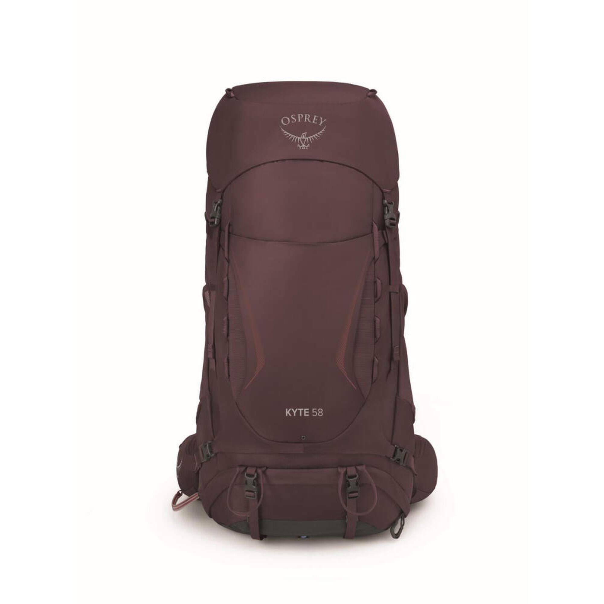 Osprey - Sac À Dos Trekking Femme Osprey Kyte 58 M L 58l Nylon Recyclé Elderberry Purple - Sac À Dos - Rouge|violet - 42 M/l - Decathlon