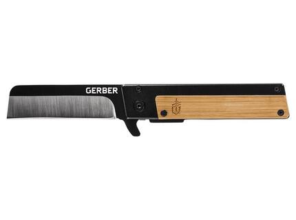 Couteau de poche Gerber Quadrant Bamboo lame 7Cr17MoV, manche acier/blanc