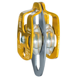 Poulie double Beal TRANSF'AIR 2B flasques mobiles acier inox