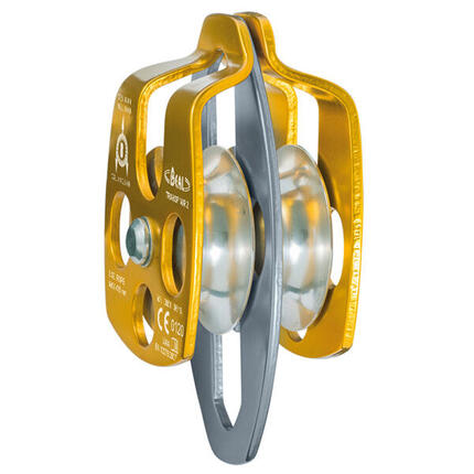 Doppelrolle Beal TRANSF'AIR 2B mit Flanschen, Edelstahlkugellager