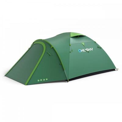 Tent bizon 3 plus 2021 - klassieke tent - 3 persoons - groen