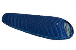 Sac de couchage momie SirJoseph Double Attack II 200 bleu 2-en-1 duvet 600 cuin