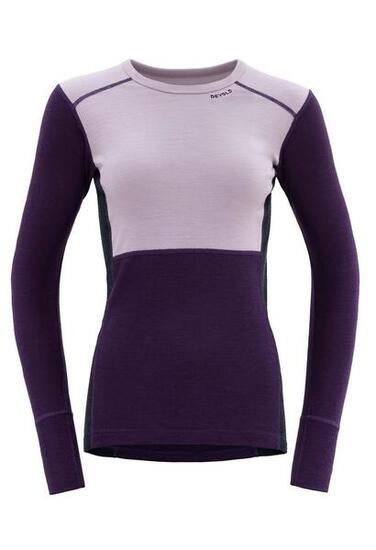 DEVOLD Lauparen Damen T-Shirt Merino 190 tailliert Orchid (190 g/m²)