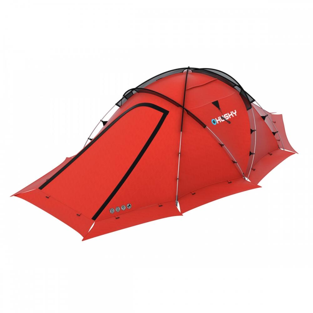 Tente Husky Fighter 3-4 rouge 3 places | Decathlon