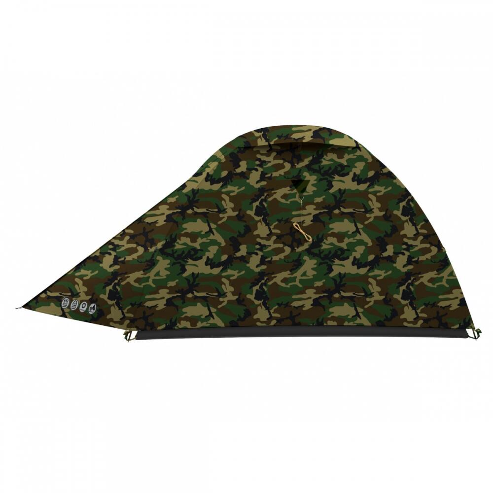 Husky - Tente Ultralégère Husky Bizam 2 Camo Army 2 Places, Montage Rapide, Imperméable - Tente - Vert - 2 Places - Decathlon