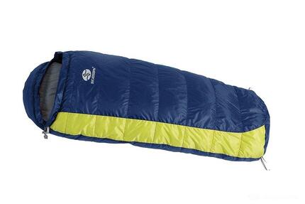 Sac de couchage momie SirJoseph Kiki Basic 85 navy limet 85 cm Thermaloft 12°C