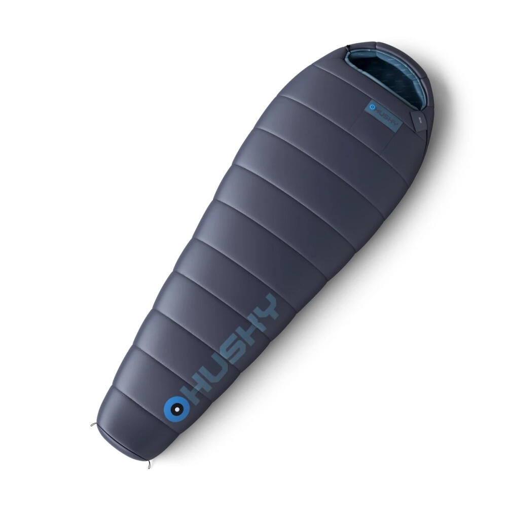 Śpiwór Husky Mini 0°C niebieski 85x210 cm lekki 800 g Ripstop Nylon