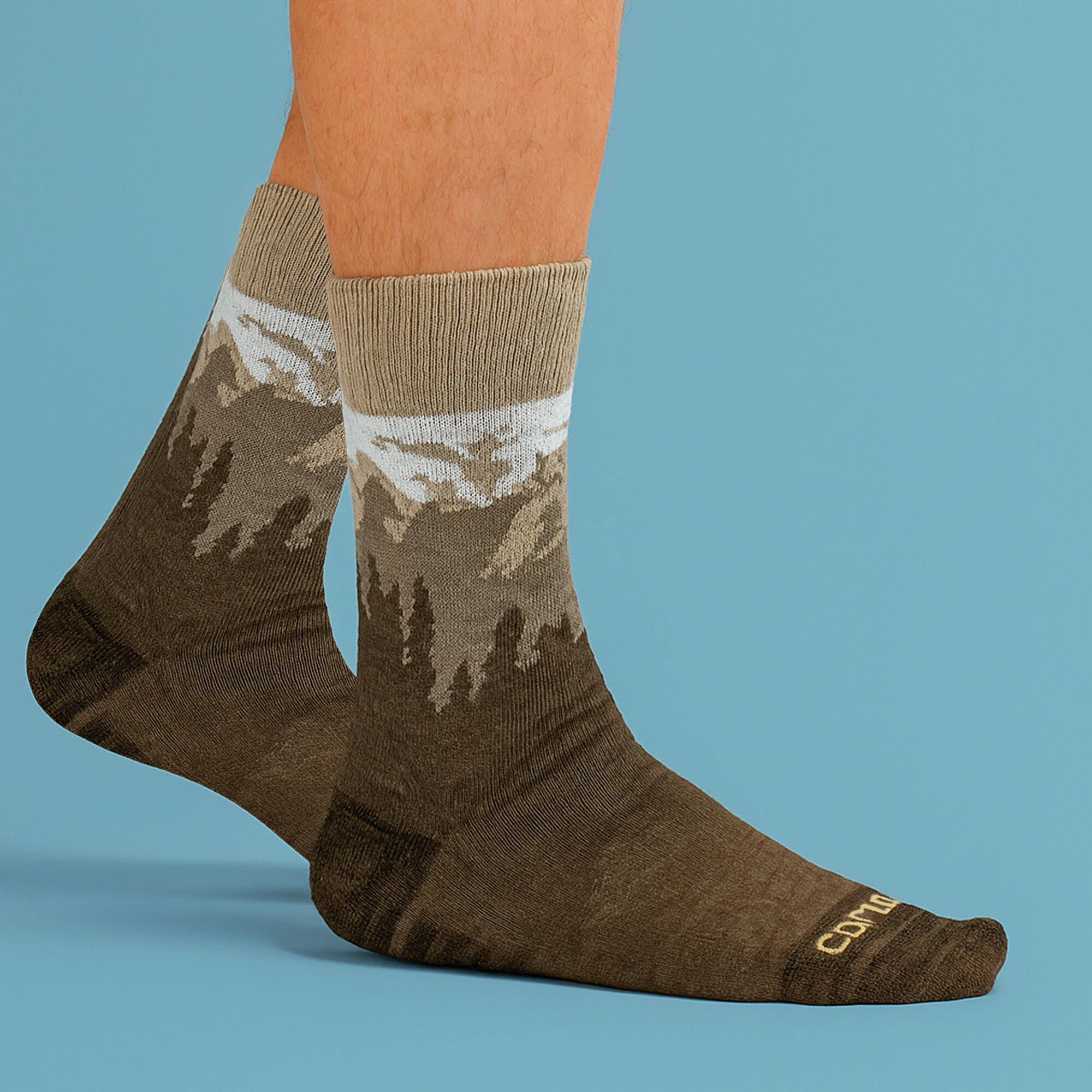 Comodo - Herren Merinowolle Wandersocken Leicht & Atmungsaktiv für Trekking 5/6