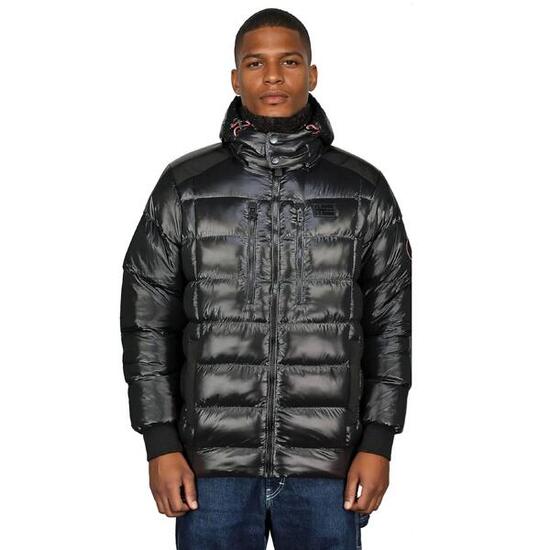 Kurtka męska Geographical Norway BAPTISTE BLACK DB MEN 056, czarna.