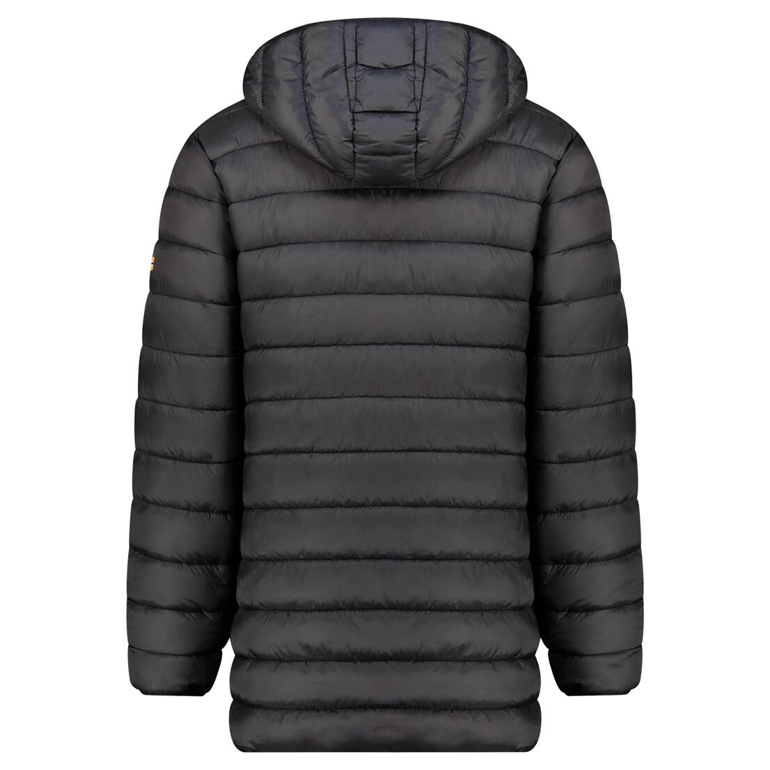 GEOGRAPHICAL NORWAY Kurtka AMIGOMAP LONG HOOD DB BLACK MEN 233 BLACK Sneaker Bla 2/3