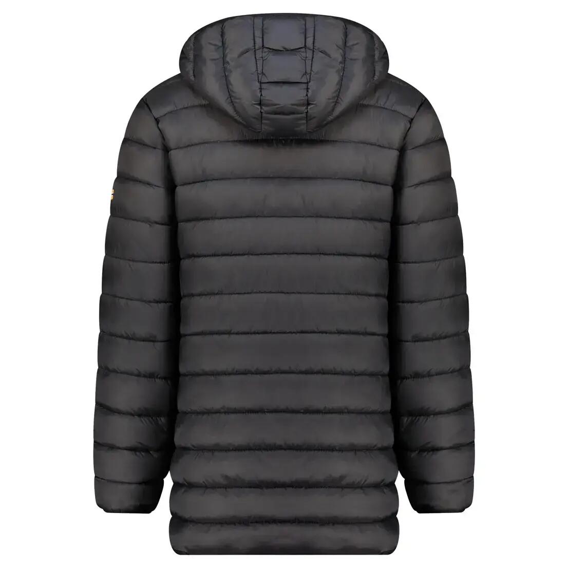 GEOGRAPHICAL NORWAY Kurtka AMIGOMAP LONG HOOD DB BLACK MEN 233 BLACK Baskets Bla 2/3