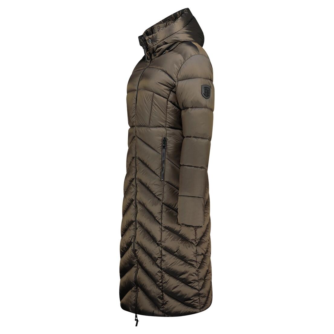 GEOGRAPHICAL NORWAY Kurtka BLANCHE LONG KAKI DB LADY 0116 KAKI Sneakers 2/3