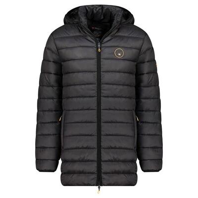 GEOGRAPHICAL NORWAY Kurtka AMIGOMAP LONG HOOD DB BLACK MEN 233 BLACK Sneakers Bl