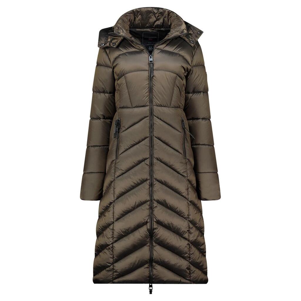 GEOGRAPHICAL NORWAY Kurtka BLANCHE LONG KAKI DB LADY 0116 KAKI Sneakers