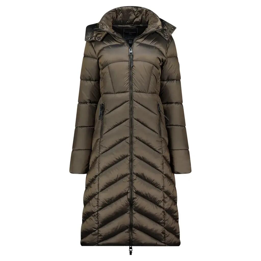 GEOGRAPHICAL NORWAY Kurtka BLANCHE LONG KAKI DB LADY 0116 KAKI Sneakers