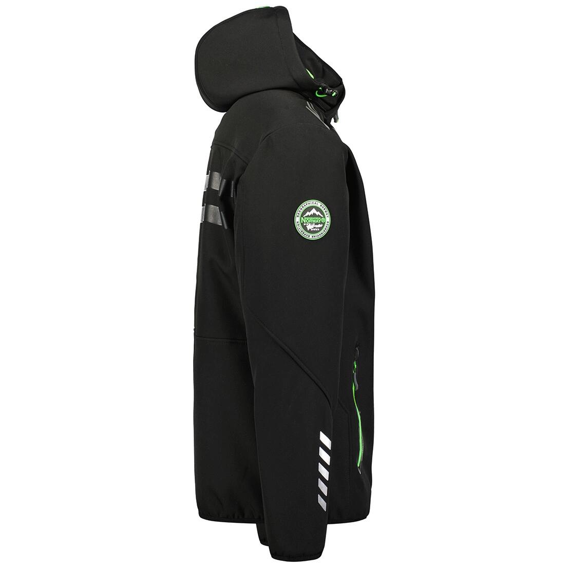 GEOGRAPHICAL NORWAY Kurtka ROYAUTE Black Green Sneaker Black 3/3
