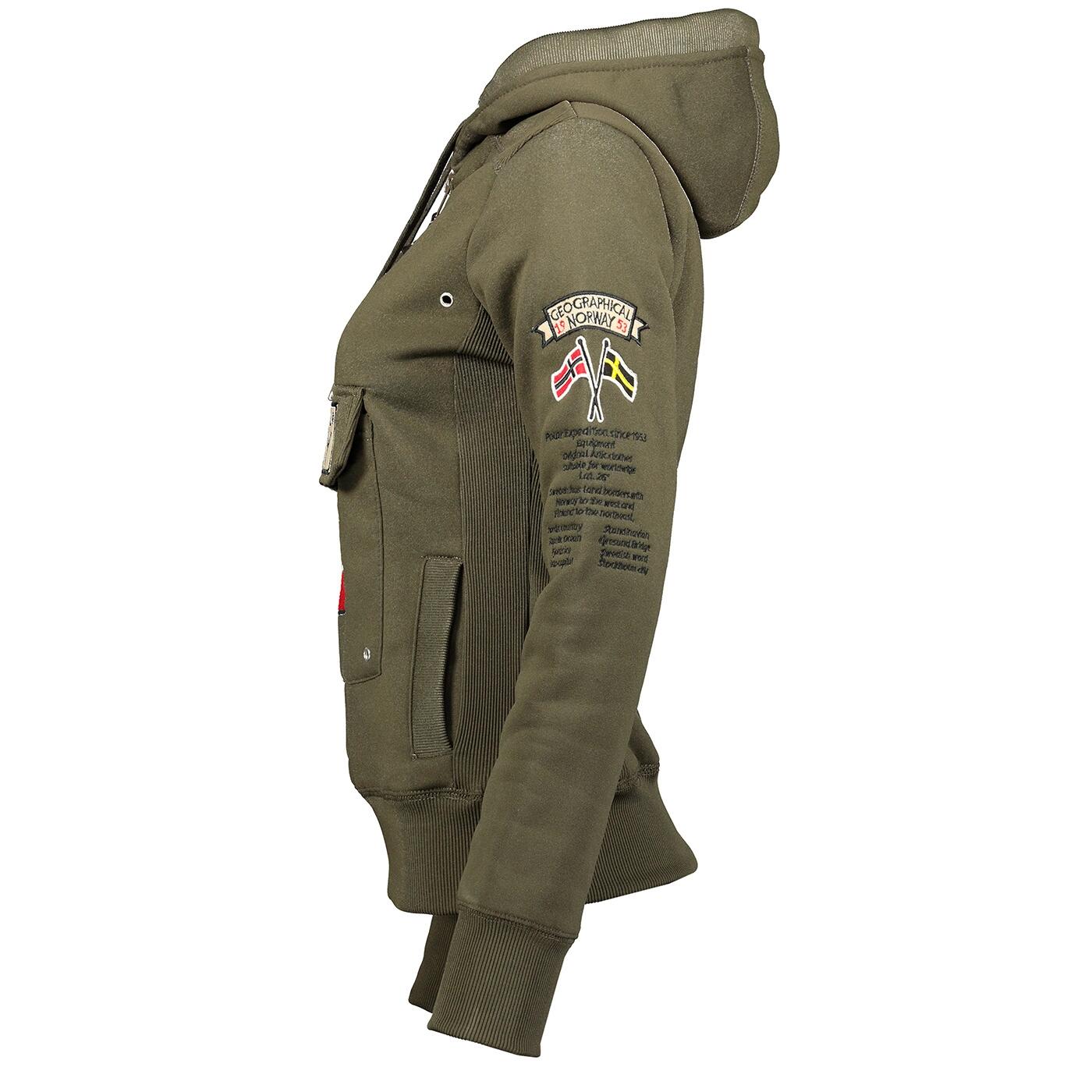 GEOGRAPHICAL NORWAY Bluza GYMCLASS KAKI WW2491H GN Sneaker 3/3