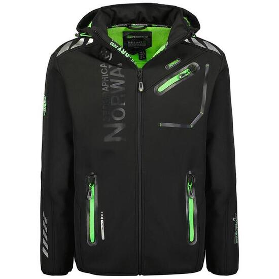 GEOGRAPHICAL NORWAY Kurtka ROYAUTE Black Green Baskets Black