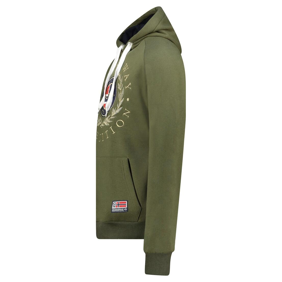 GEOGRAPHICAL NORWAY Bluza GIGER KAKI DB MEN 100 Sneaker (WZ3049H/GN-Kaki) 3/3