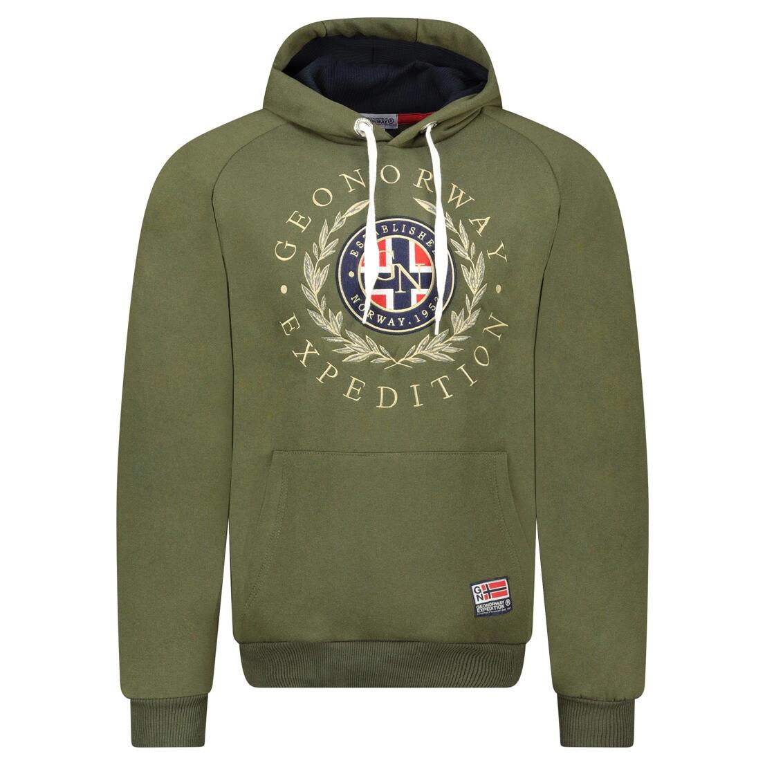 GEOGRAPHICAL NORWAY Bluza GIGER KAKI DB MEN 100 Sneaker (WZ3049H/GN-Kaki) 2/3