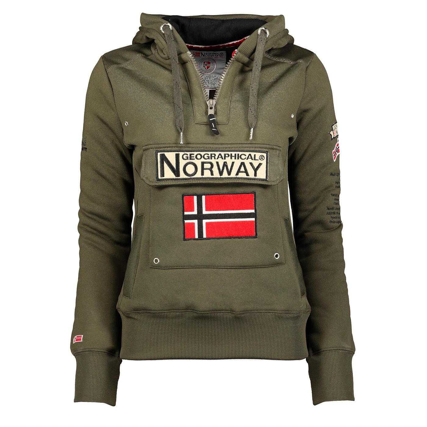 Bluza męska Geographical Norway GYMCLASS KAKI 054 khaki.
