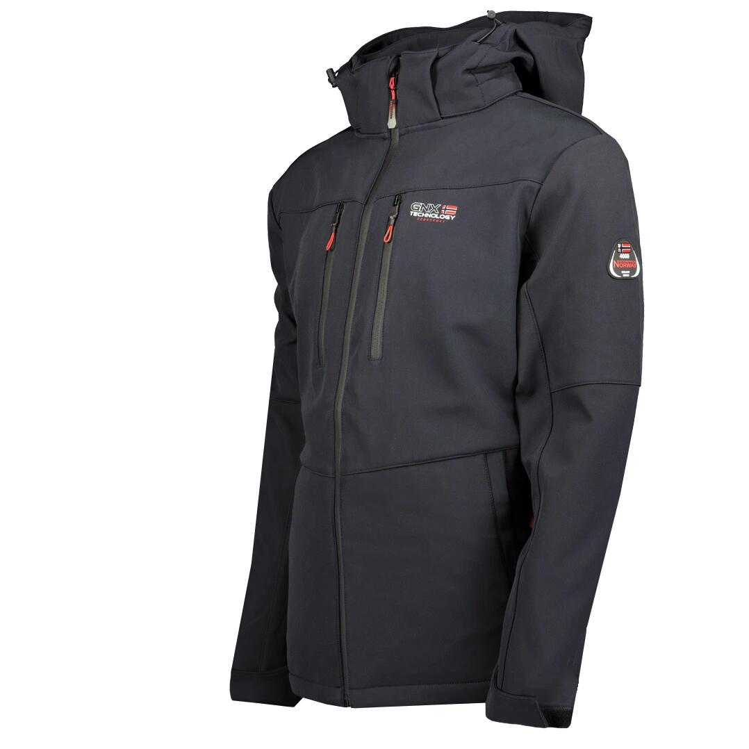 GEOGRAPHICAL NORWAY Softshell TIMMEX DB Navy Baskets Navy 2/3