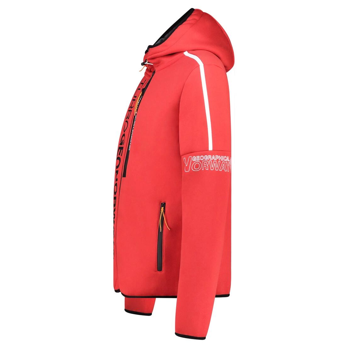 GEOGRAPHICAL NORWAY Bluza FREESTYLE DB RED MEN 054 Sneaker Red 3/3