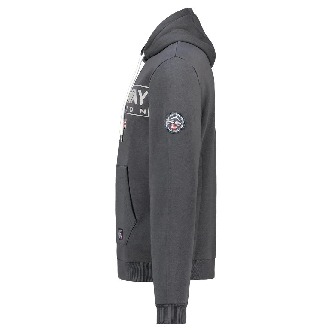 GEOGRAPHICAL NORWAY Bluza GREAT DARK GREY DB MEN 317 Sneakers Grey 3/3