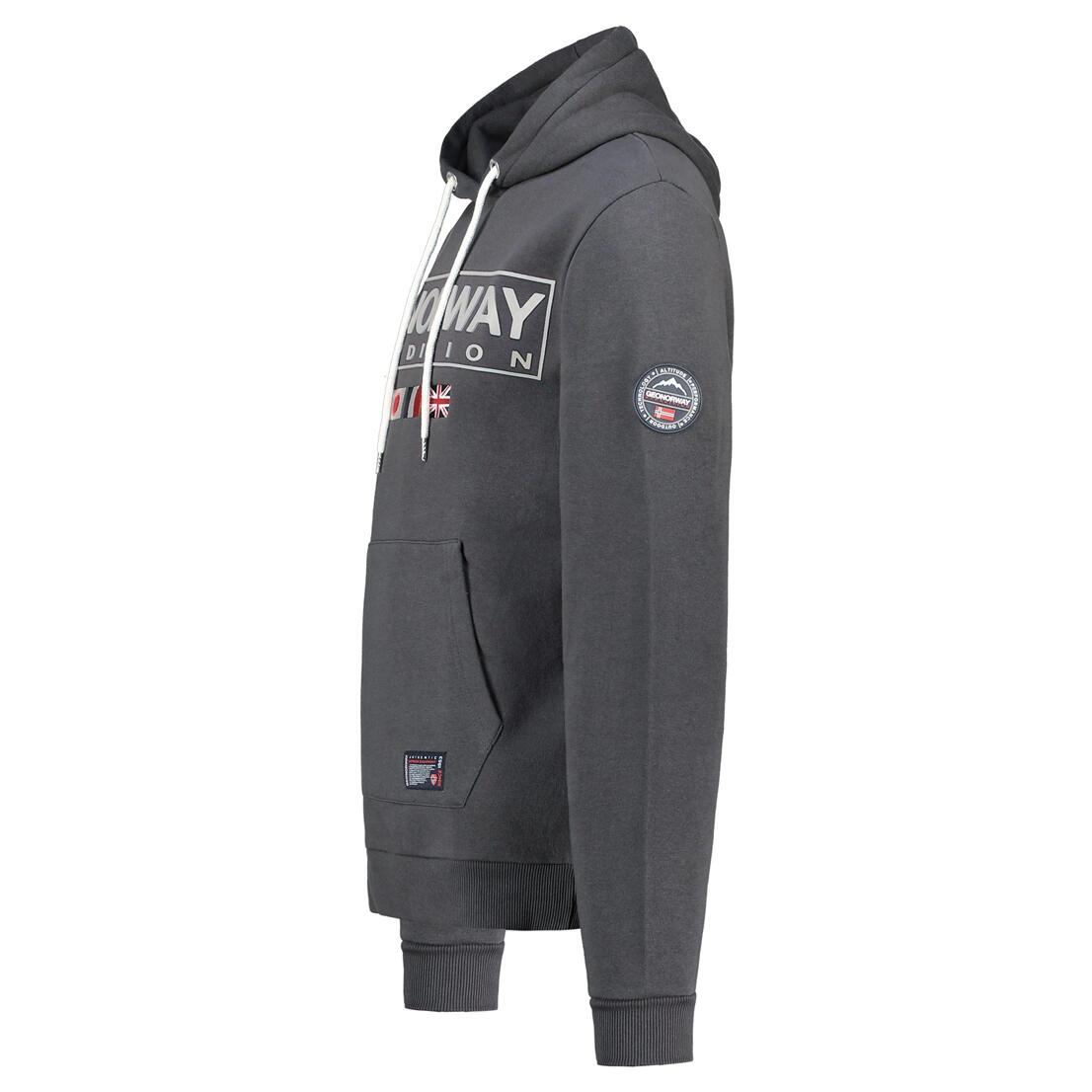 GEOGRAPHICAL NORWAY Bluza GREAT DARK GREY DB MEN 317 Sneakers Grey 2/3