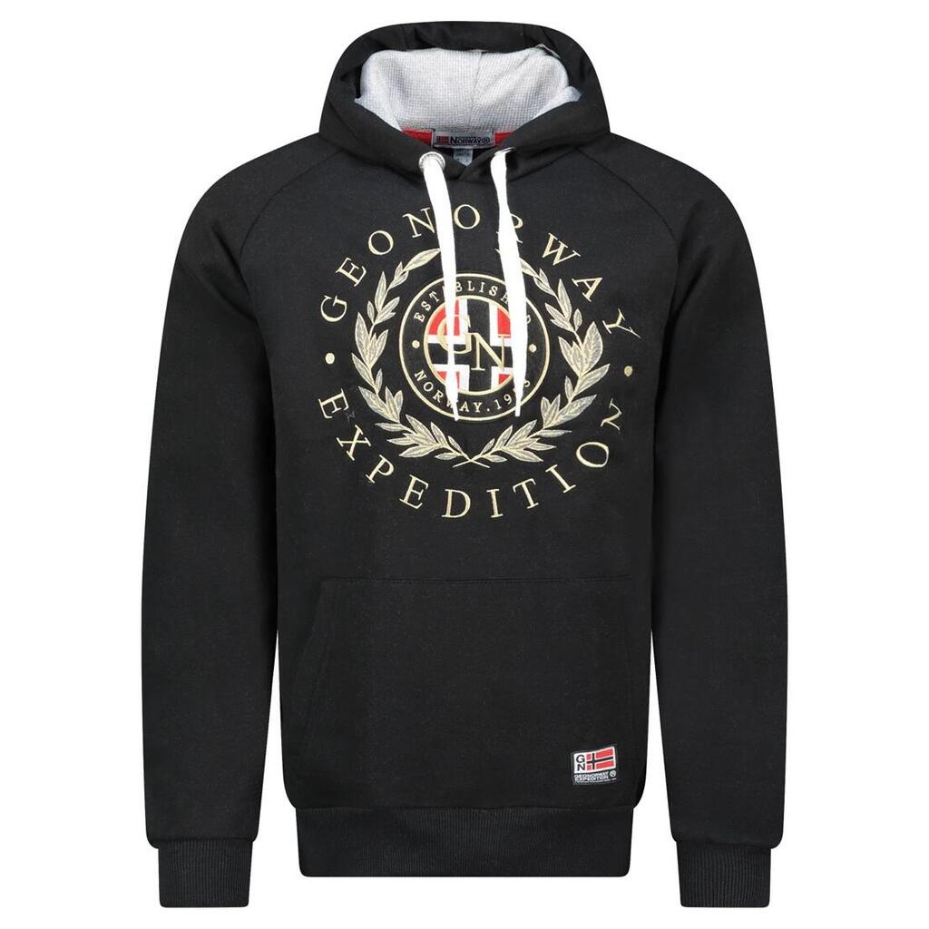 GEOGRAPHICAL NORWAY Bluza GIGER BLACK DB MEN 100 Sneakers Bla (WZ3045H/GN-Black)