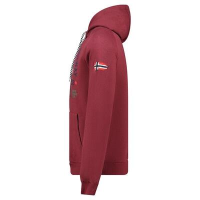 Geographical norway bluza gexpe burgundy db men 100 sneakers