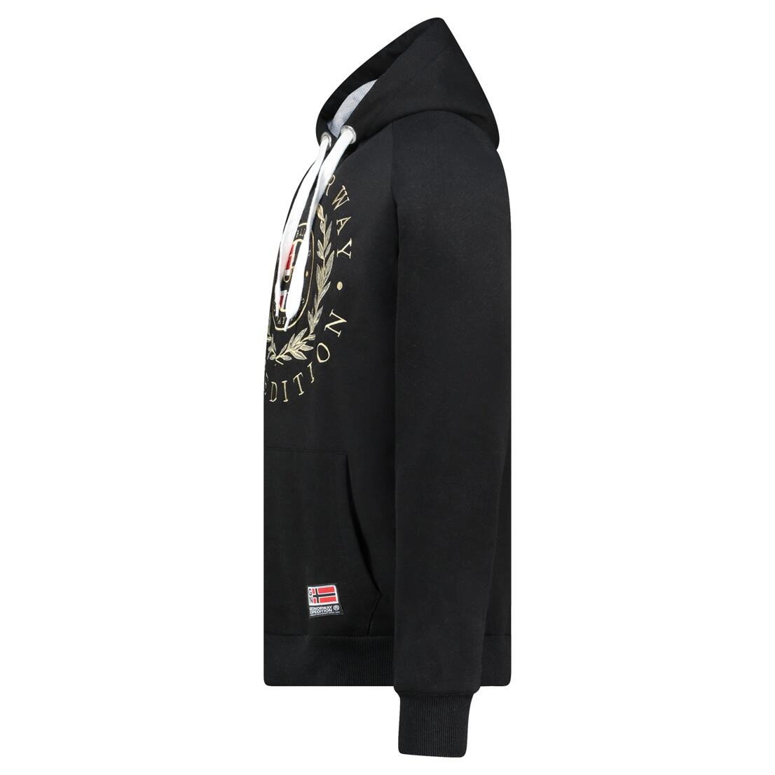 GEOGRAPHICAL NORWAY Bluza GIGER BLACK DB MEN 100 Sneakers Ner (WZ3045H/GN-Black) 3/3