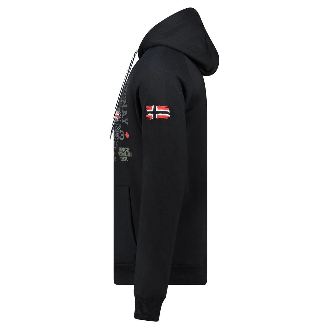 GEOGRAPHICAL NORWAY Bluza GEXPE BLACK Sneakers Black 3/3