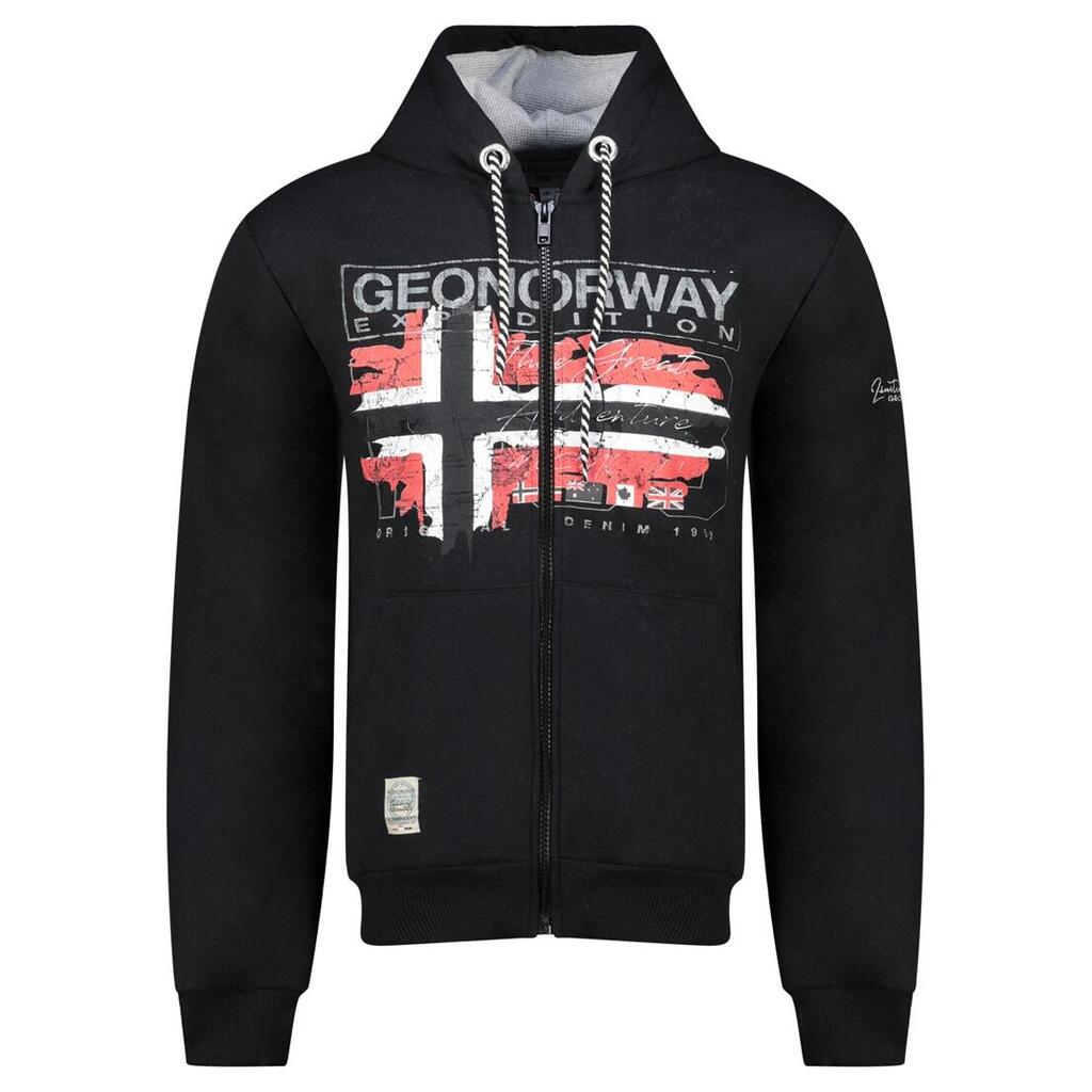 GEOGRAPHICAL NORWAY Bluza GRUSTY BLACK Sneakers Black