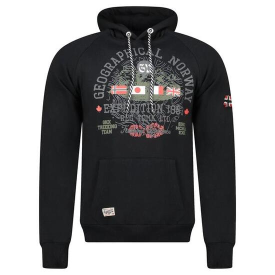 GEOGRAPHICAL NORWAY Bluza GEXPE BLACK Sneakers Black